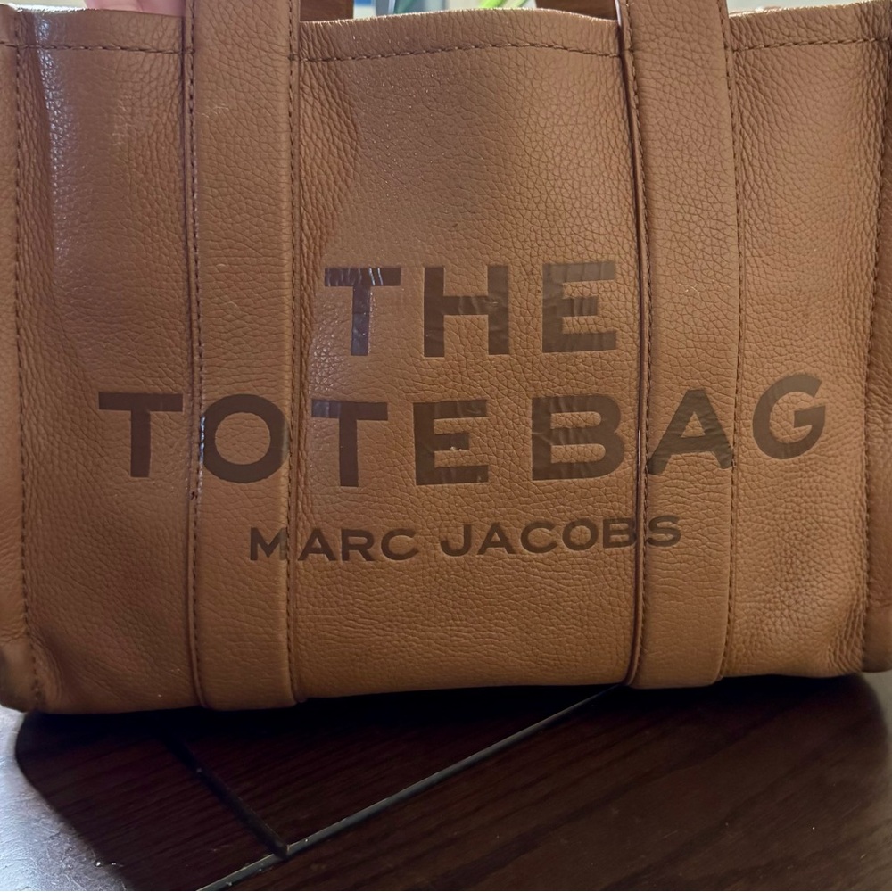 Marc Jacobs Brown Leather Tote Bag